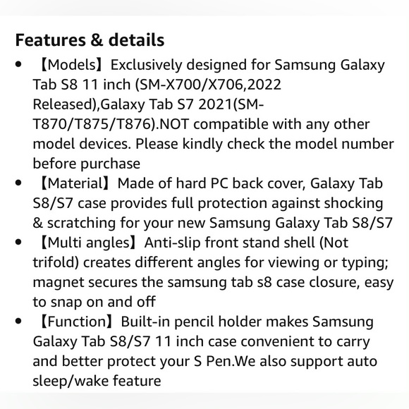 Samsung Galaxy S8/ S7 Composition Notebook Tablet Case by Supvevo - Picture 3 of 9